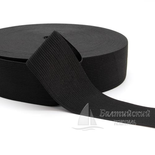 Резинка вязаная 50мм черная БТ Резинка вязаная 50мм черная БТ
