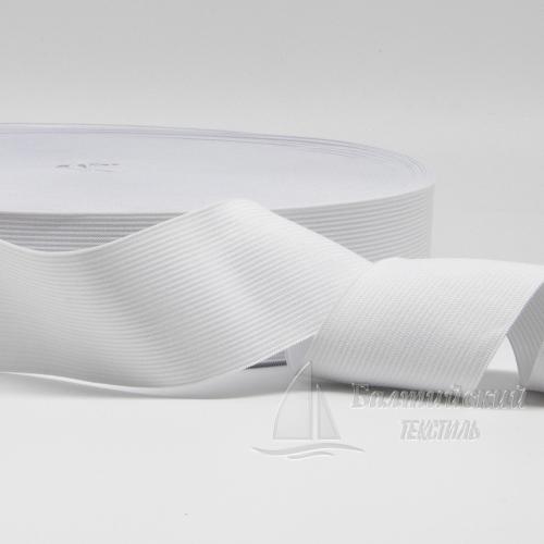 Резинка вязаная 50мм белая