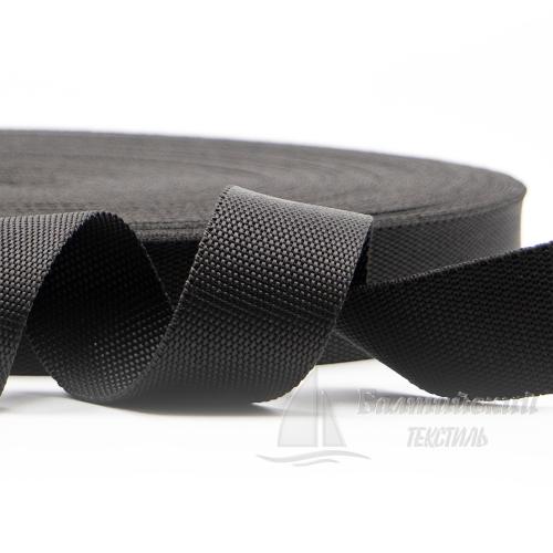 Тесьма стропольная 35мм 19г черная