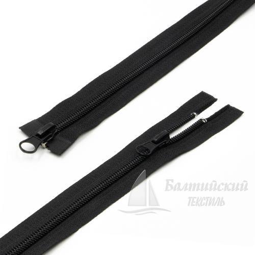Молния витая разъемная Т7 2замка 55см черный "А" груша БТ Молния витая разъемная Т7 2замка 55см черный "А" груша БТ