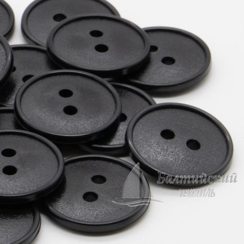 Пуговицы 20мм 2-х пр. черные (полистирол). Цена от 0,39 р. в Иваново