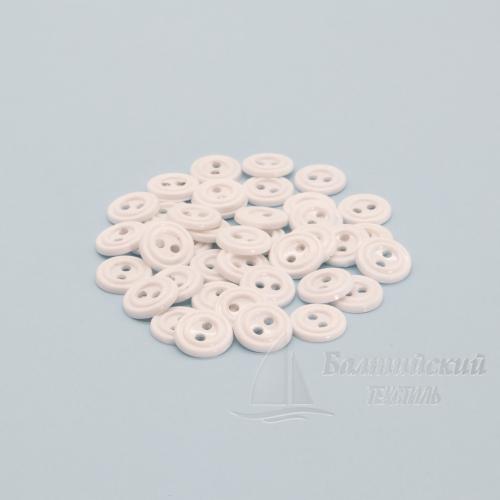 Пуговицы 11мм 2-х пр. прозрачные/цветные (полистирол)