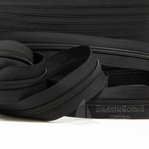 Молния рулонная витая Т8 черная 24,5г БТ