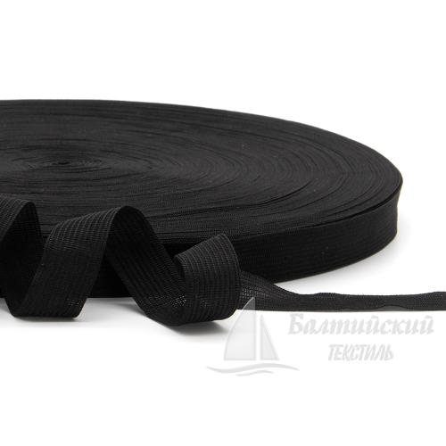 Тесьма окантовочная 16мм черная (уп.100м) Тесьма окантовочная 16мм черная (уп.100м)