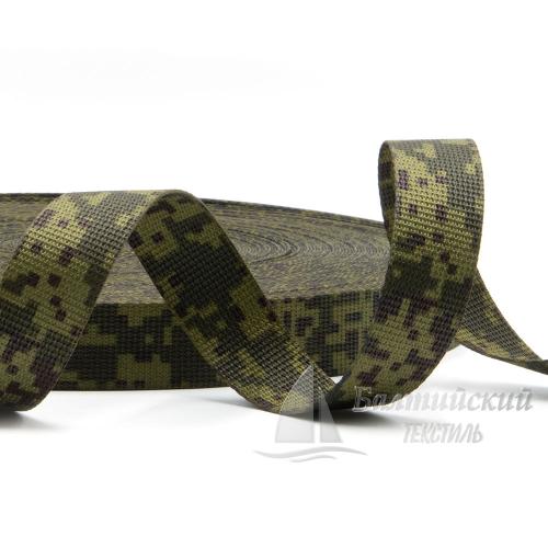 Тесьма стропольная 25мм КМФ