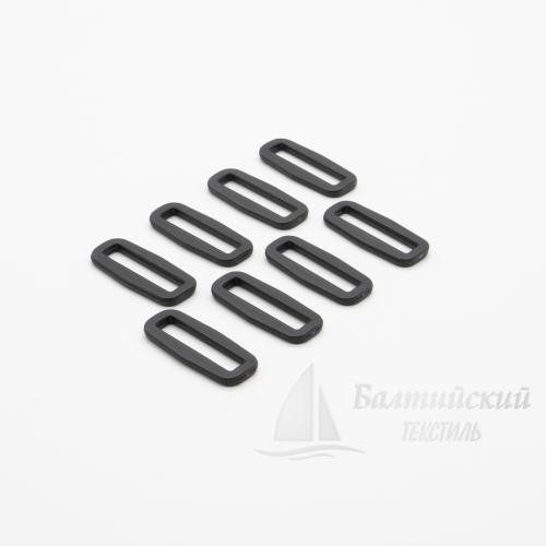 Рамка 1-щелевая 40мм черная (шлевка) ПП