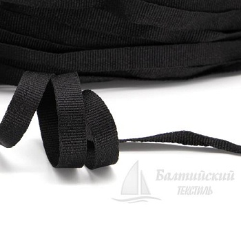 Тесьма вешалочная 9мм черный БТ. Цена от 4,49 р. в Иваново