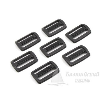 Пряжка 2 щели 30мм черная ПП. Цена от 2,38 р. в Иваново