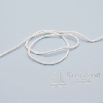 Шнур эластичный для масок Д2,8мм белый БТ. Цена от 1,83 р. в Иваново