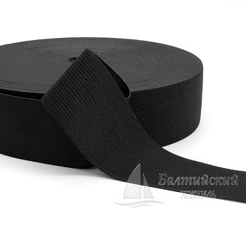 Резинка вязаная 50мм черная БТ. Цена от 14,44 р. в Иваново