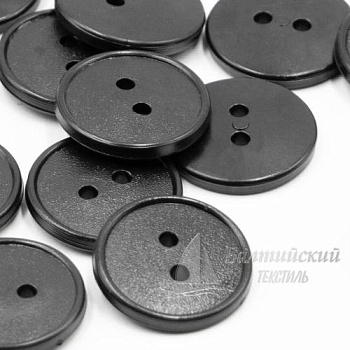Пуговицы 17мм 2-х пр. черные (полистирол). Цена от 0,33 р. в Иваново