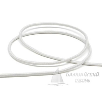 Шнур эластичный шляпный Д3мм белый. Цена от 3,81 р. в Иваново