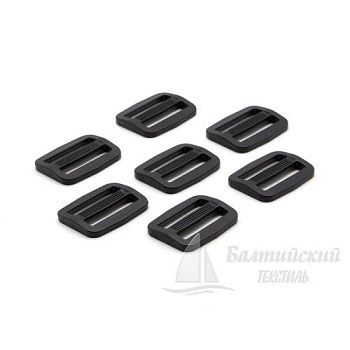 Пряжка 2 щели 30мм черная БТ (POM). Цена от 1,39 р. в Иваново