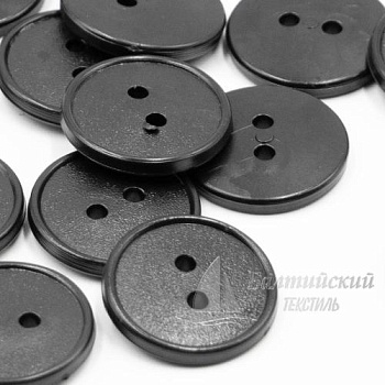 Пуговицы 17мм 2-х пр. черные (полистирол). Цена от 0,29 р. в Иваново