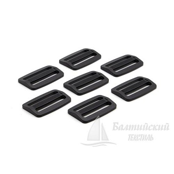 Пряжка 2 щели 40мм черная БТ (POM). Цена от 1,95 р. в Иваново