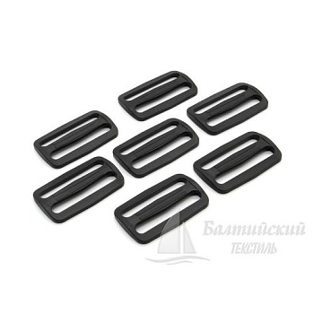 Пряжка 2 щели 50мм черная БТ (POM). Цена от 3,29 р. в Иваново