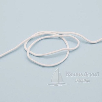 Шнур эластичный для масок Д2,6мм белый БТ. Цена от 2,79 р. в Иваново
