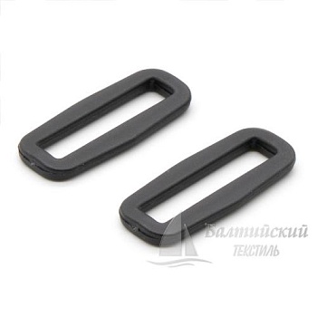 Рамка 1-щелевая 40мм черная (шлевка) ПП. Цена от 0,83 р. в Иваново