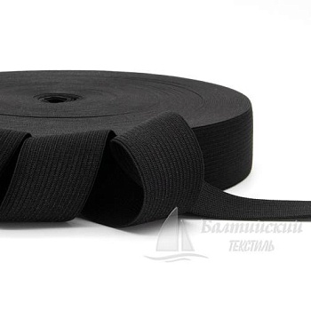 Резинка вязаная 35мм черная БТ. Цена от 7,97 р. в Иваново