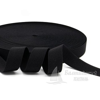Резинка помочная 40мм черный БТ. Цена от 35,31 р. в Иваново