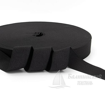 Резинка вязаная 30мм черная. Цена от 7,25 р. в Иваново