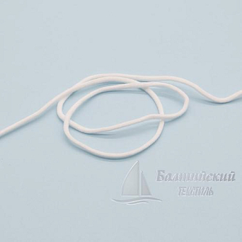 Шнур эластичный для масок Д2,8мм белый БТ. Цена от 1,83 р. в Иваново