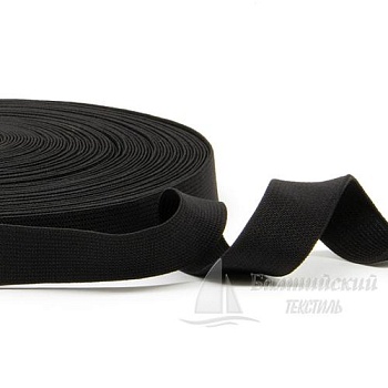 Резинка ткацкая 20мм черная РБ. Цена от 9,91 р. в Иваново