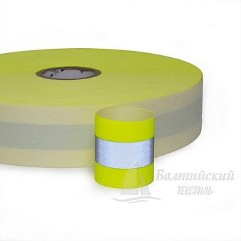 Лента световозвращающая огнестойкая XM-6010 полоса желтый 50мм. Цена от 64,02 р. в Иваново