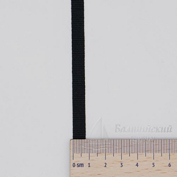 Тесьма вешалочная 7мм (4007) черная. Цена от 3,95 р. в Иваново