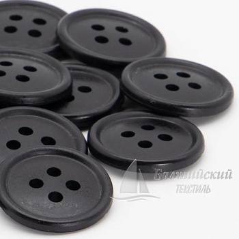 Пуговицы 20мм 4-х пр. черные/цветные (аминопласт). Цена от 1,31 р. в Иваново
