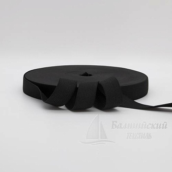 Резинка вязаная 20мм черная БТ. Цена от 4,74 р. в Иваново