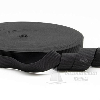 Резинка вязаная 25мм черная. Цена от 5,75 р. в Иваново